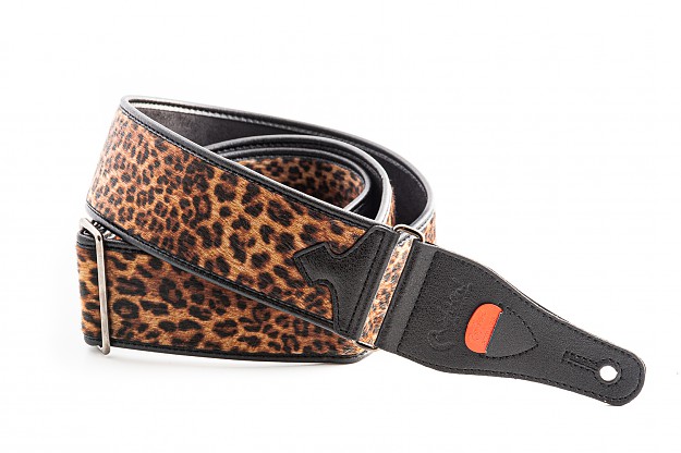 LEOPARD model bass strap imitating the texture of leopard and cheetah skin